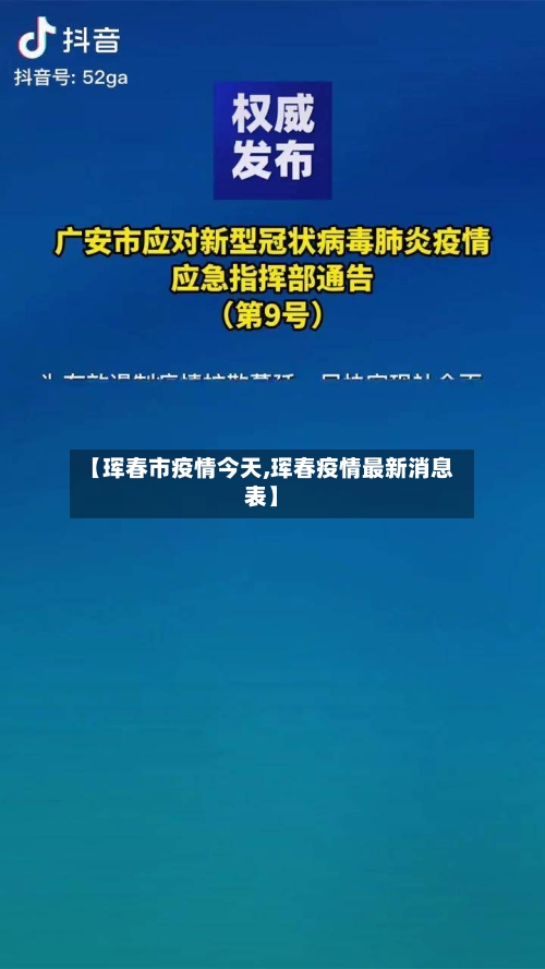 【珲春市疫情今天,珲春疫情最新消息表】