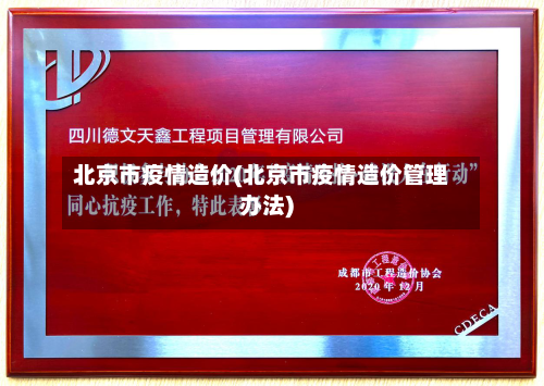 北京市疫情造价(北京市疫情造价管理办法)