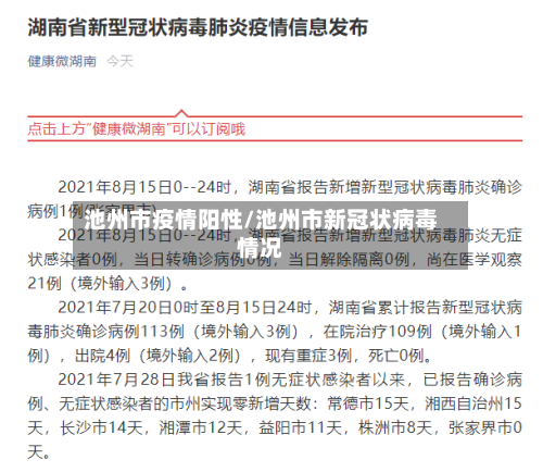 池州市疫情阳性/池州市新冠状病毒情况-第2张图片